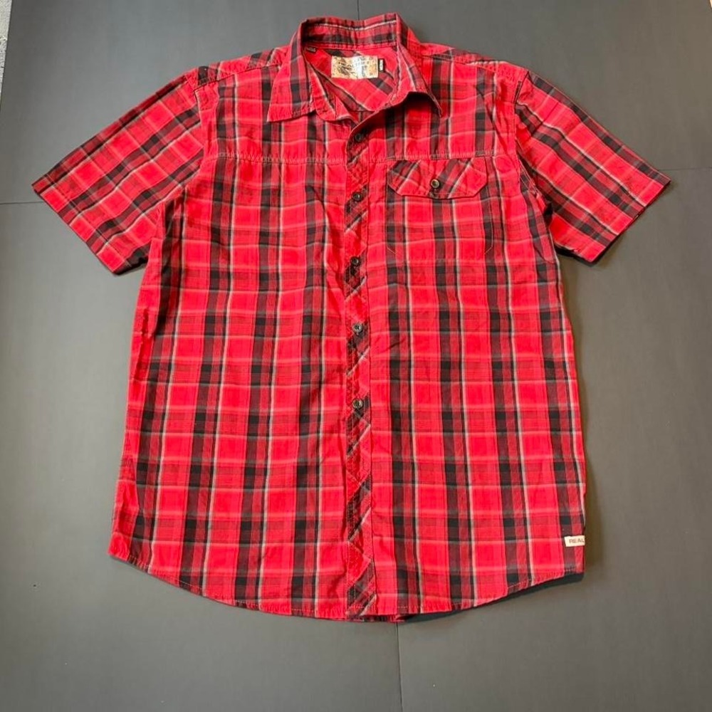 2000s realtree‎ red button down